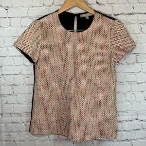 Banana Republic Textured Short Sleeve Blouse